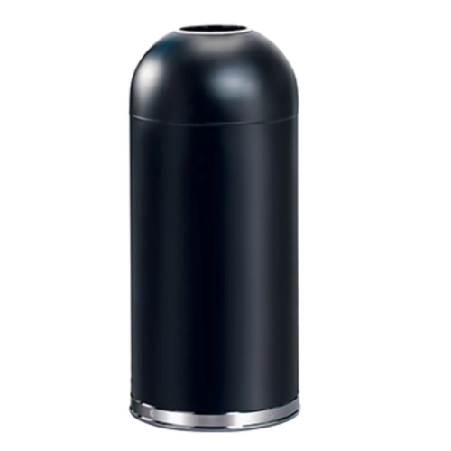 Merida Otwarty kosz na śmieci 56,8 L metalowy czarny
